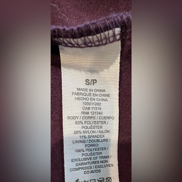 Garage maroon fit and flare strapless dress size small - Picture 5 of 5